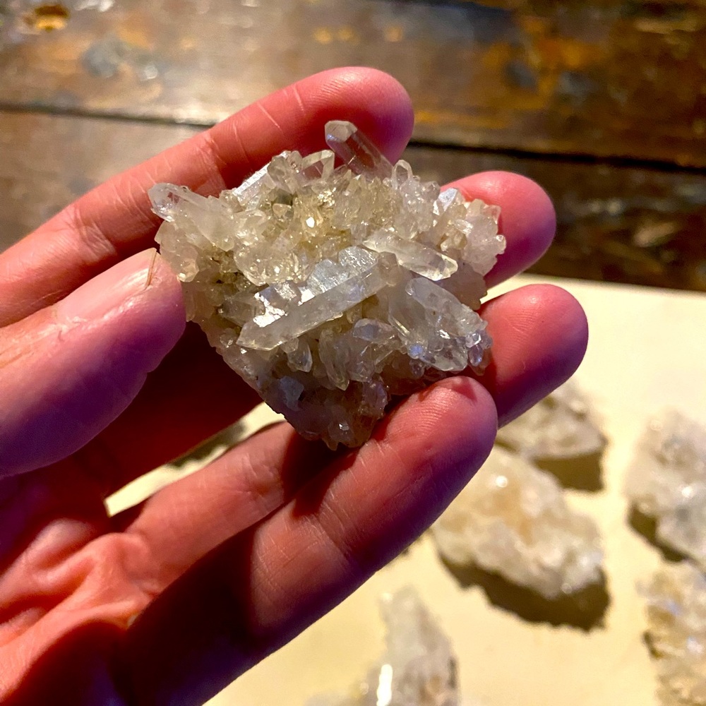 Handmade Genuine Rock Crystal Magnets